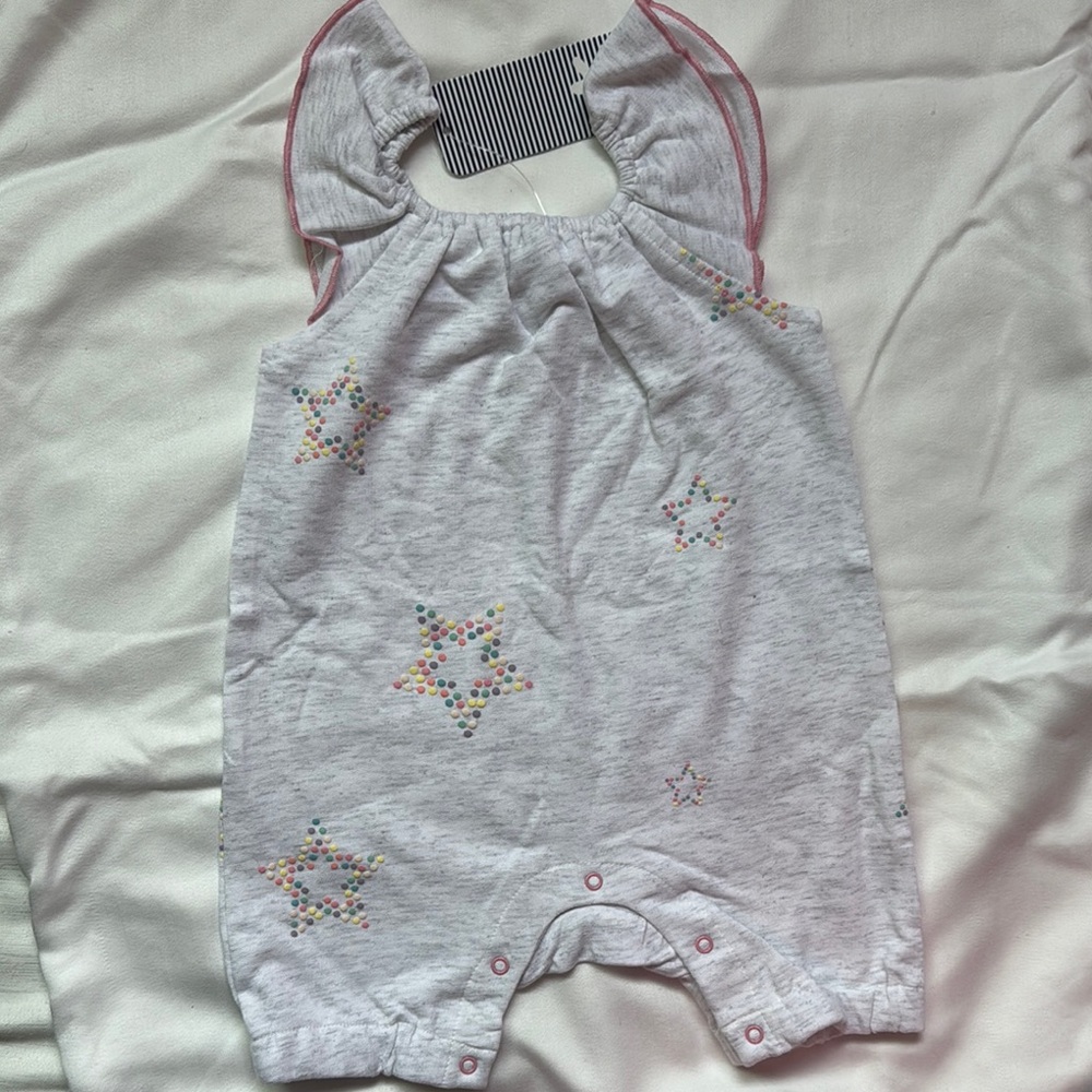Splendid Starry Gray Kids Romper